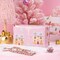 Christmas Wrapping Paper Roll - Mini Roll - 3 Rolls - 17 Inch X 120 Inch Per Roll - Pink and Gold House, Christmas tree, Snowflake Holiday Collection with Metallic Foil Shine